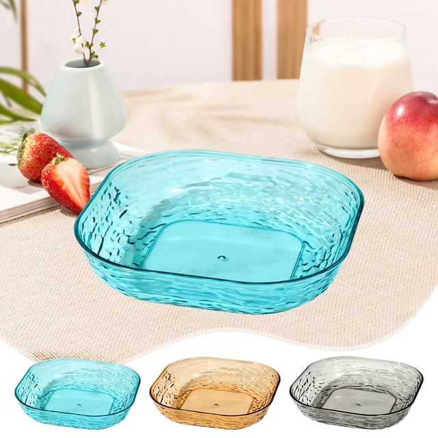 Sentmoon Snack Containers Snack Organizer for Pantry Shelf Fashion Easy High Fruit Tray Household Candy Snack Tray Multi-colour Living Room Coffee Table Fruit Tray Large Capacity