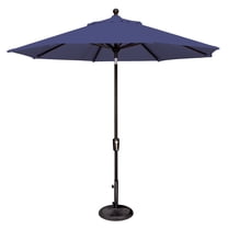 SimplyShade 9ft Outdoor Patio Octagon Umbrella with Black Push Button Tilt, Sky Blue