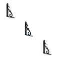 thumbnail image 1 of Estantería de Hierro Speravity Soporte Triangular en Forma de L Color Negro, 1 of 5