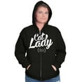 thumbnail image 5 of Cat Lady Officially Certified Funny Zip Hoodie Sweatshirt Women Brisco Brands S, 5 of 5