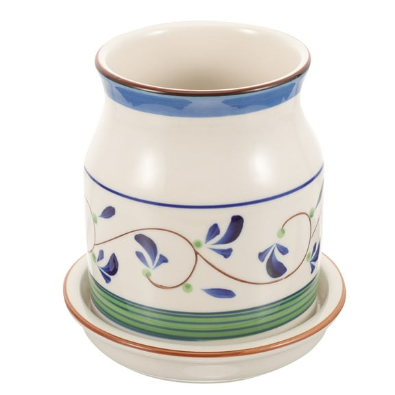 FRCOLOR  Ceramic Tableware Draining Holder Cutlery Drying Kitchen Utensil Rack Dish Colorful