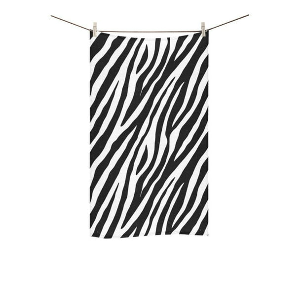 MKHERT Zebra Bath Towel Hand Towel Shower Towel Washcloth ...