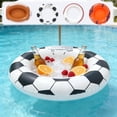 thumbnail image 7 of Inflatable Ice Cooler - Inflatables Pool Bar | Football-Shaped Pool Inflatabless Cooler, Waterproof Ice Bucket, Floating Serving Bar for Outdoor Backyard BBQ Picnic Entertainment, 7 of 7