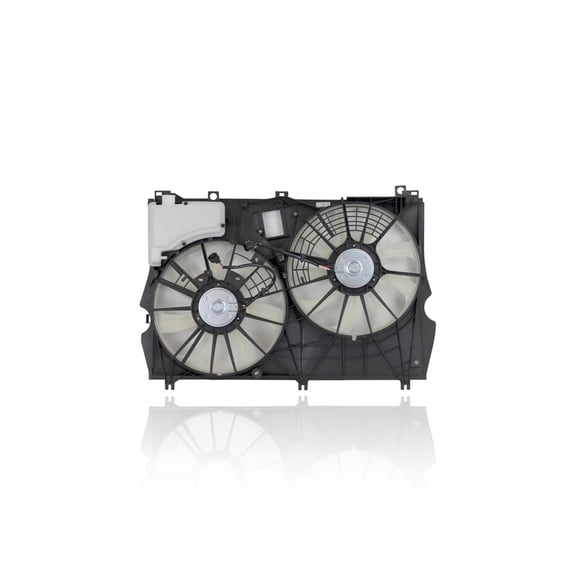 Dual Radiator and Condenser Fan Assembly - Cooling Direct Fit/For VO3012105 16-22 Lexus RX350 Canada-Build WITH Towing Package - With Transmission Oil Cooler - 167110P340