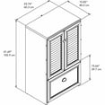 thumbnail image 6 of Fairview Storage Cabinet with File Drawer in Black and Cherry - Engineered Wood, 6 of 7