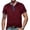 Wine, variant on FRSASU Men's Henley Shirts Cotton Short Sleeve Casual T-Shirt Button Henley Basic Tee Lightweight Summer Top Wine