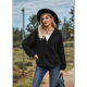 thumbnail image 5 of Sudadera con Capucha y Cremallera de Larga Negra M, 5 of 10
