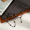 thumbnail image 1 of Delicate Collarbone Necklace Bracelet And Earrings Jewelry Set Sweet Lights Luxuries Gift, 1 of 8