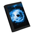 thumbnail image 2 of CHAQLIN Polyester Fabric Children's Trifold Wallet with Blue Flame Soccer Decoration , Lightweight Youth Purse for Outdoor Sports, 2 of 7