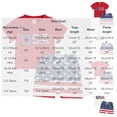 thumbnail image 3 of Atogsazn Baby Boys Summer 4th of July Clothes Set Toddler Short Sleeve T-shirt & Shorts Outfit 2 Piece Outfits Red 0-6 Months Fashion, 3 of 8