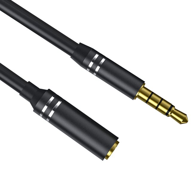 Cable de extensión para auriculares Jeselry de 3,5 mm y 1,8 m, macho a hembra