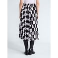 thumbnail image 3 of Free Assembly Women's and Women's Plus Sunburst Pleat Argyle Maxi Skirt, Sizes XS-4X, 3 of 5