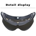 thumbnail image 4 of Motorcycle Universal Windproof 3-Snap Motorcycle Helmet Visor Front Flip Up Visor Wind  Lens For Motorcycle Helmet Sunglasses, 4 of 7