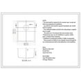 thumbnail image 2 of Dawn® Undermount Single Bowl Bar Sink, 2 of 3