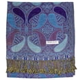 thumbnail image 3 of Falari Women's Paisley Woven Pashmina Shawl Wrap Scarf 80" x 27" Color # 13, 3 of 3