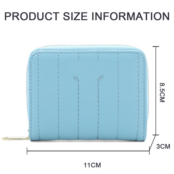 Cartera De Mujer Llavero Portátil Multifuncional Para Mujer, Monedero Plegable Para Tarjetas De Crédito Con Monederos Mujer