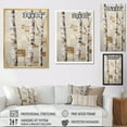 thumbnail image 4 of Designart "Neutral Birch Simplicity I" Tree Birch Floater Framed Canvas Prints, 4 of 5