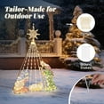 thumbnail image 6 of VINGLI Lighted Outdoor Nativity Scene, 6ft Nativity Sets for Christmas, Christmas Holy Family Yard Decoration w/ 220 LED Lights, Stakes, Zip Ties, 6 of 7