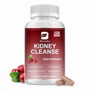 Kidney Supplement – Powerful Kidney Support Formula with Cranberry Extract Helps Support Healthy Kidneys & Urinary Tract Support– 120 Vegetarian Capsules