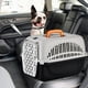 thumbnail image 4 of Transportín para gatos y perros pequeños, aprobado por aerolíneas | Transportín de viaje portátil con ventilación y cierre de seguridad | Opciones de transporte en mano y bandolera, 4 of 6