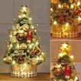 18 Inch Mini Christmas Tree Set, Table Top Artificial Christmas Trees
