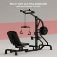 thumbnail image 4 of 2X Multi-Grip LAT Pull Down Bar for Home Gym Fitness Spreader Plate LAT Pulldown Attachments System Cable Machine Handle, 4 of 8