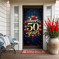 thumbnail image 4 of LUUFILx Cheers to 50 Years Backdrop Banner Party Decoration Photography Props Banner Backdrop Background Anniversary Celebration Event Supplies, 4 of 7