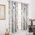 thumbnail image 3 of Watercolor Floral Bouquets Blackout Curtains Window Drapes Room Darkening Thermal Insulated Grommets Blackout Curtains, for Living, Dining, Bedroom,2 Panels, 3 of 6