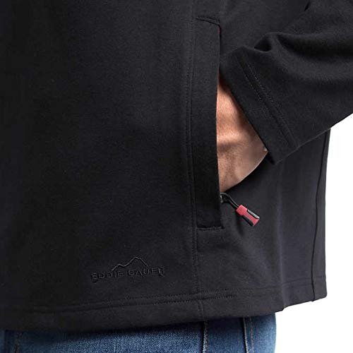 eddie bauer mixed media pullover