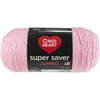 Red Heart Super Saver Jumbo Medium Acrylic Petal Pink Yarn, 744 yd