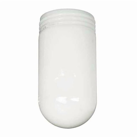 Hubbell Killark GlassGlobe,3 1/2"L,3 1/2"W,5 1/4"H,White VWGP-100