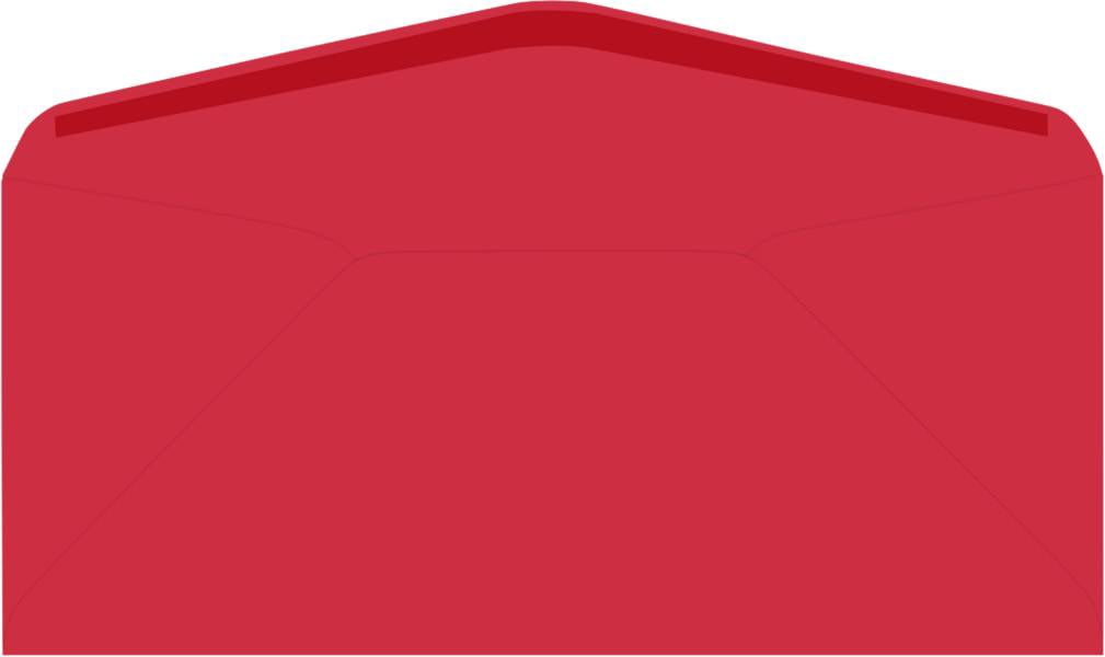 LUXPaper #9 Regular Envelopes, 3 7/8 x 8 7/8, Holiday Red, 250/Pack