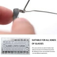 thumbnail image 4 of Kit de Réparation de Lunettes Mini Assortiment de Réparations Optiques Vis de Réparation de Lunettes Accessoire de Remplacement Composant de Lunettes, 4 of 8