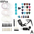 thumbnail image 3 of Guitar Tool Set 48/65/60/66 pieces guitar string conversion kit, string rod, capo, pick, capo holder, 3 of 8