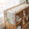 thumbnail image 6 of Table Runners 72 Inches Long Dress Scarves, Pink White Flowers Farmhouse Kitchen/Dining Table Runner, Coffee Tablerunners, Spring Floral Elegant Pastoral Botanical Rustic 18x72 Inch, 6 of 9