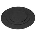 thumbnail image 1 of Uxcell Posavasos de Plantas, Paquete de 9, Almohadilla de Goteo Redonda de Fieltro para Macetas, Negra (6", 8", 12"), 1 of 1