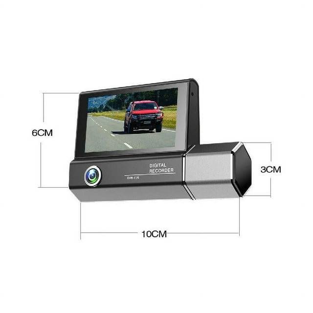 1080p Camera Driving Recorder, Front And Rear, Automatic Loop Video Recording, Motion Monitoring