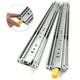 thumbnail image 2 of Yiwa Set of 2 Steel Drawer Slides with Single Lock, 18/20/22/24/26/28/30/32/34/36/38/40/44/48/60inch Available, 500 Lbs Load Capacity, 2 of 7