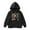 Black, variant on Toddler Girls Pullover Hoodies Cattle Print Pocket Kids Cute Long Sleeve Fall Hooded Sweatshirt Tops Size 3-4T