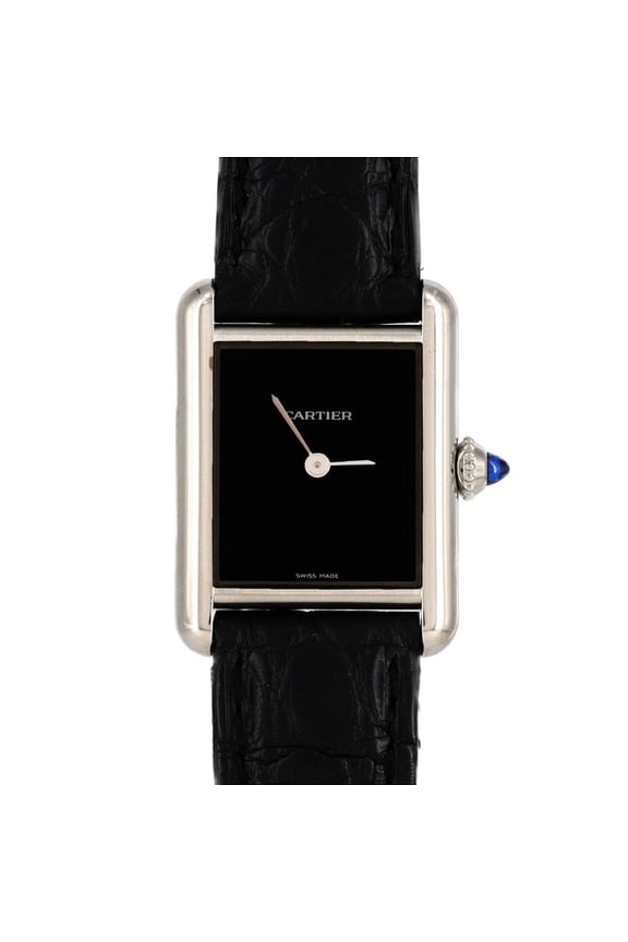 Pre-Owned Cartier Tank Must SM WSTA0071 Stainless Steel Quartz Watch (Good)