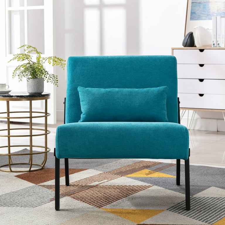 Peacock blue shop accent chair