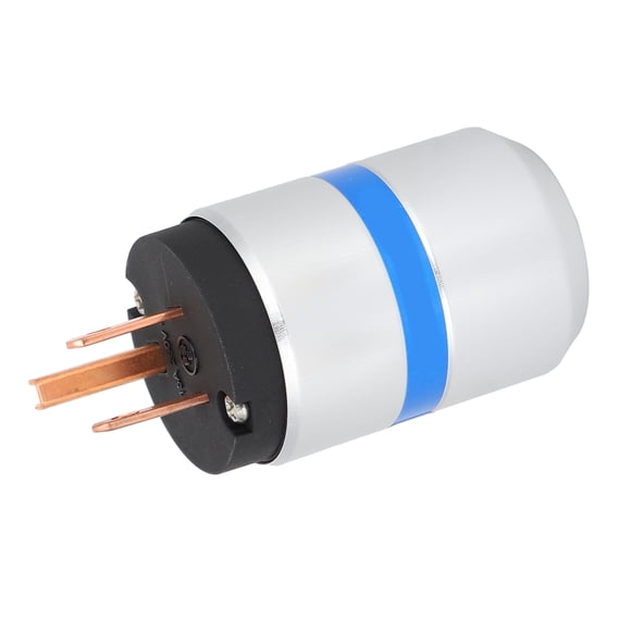 VGEBY Monosaudio M106 Pure Copper Power Plug HIFI Audio Connector Power Plug US Plug 100‑250V,Pure Copper Power Plug,HIFI Audio Copper Power Plug