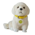 thumbnail image 3 of Tachiuwa Chien en Peluche Électronique Animal de Compagnie Créatif Mignon Compagnon Poupée en Peluche Chiot Réaliste Poupée Blanche, 3 of 9