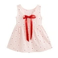 thumbnail image 3 of EnJoCho 1 to 6Y Toddler Cute Dresses Baby Kids Girls Sleeveless Printed Skirt Princess Dresses Fashion Solid Party Dress Little Girl Summer Clothes, 3 of 9