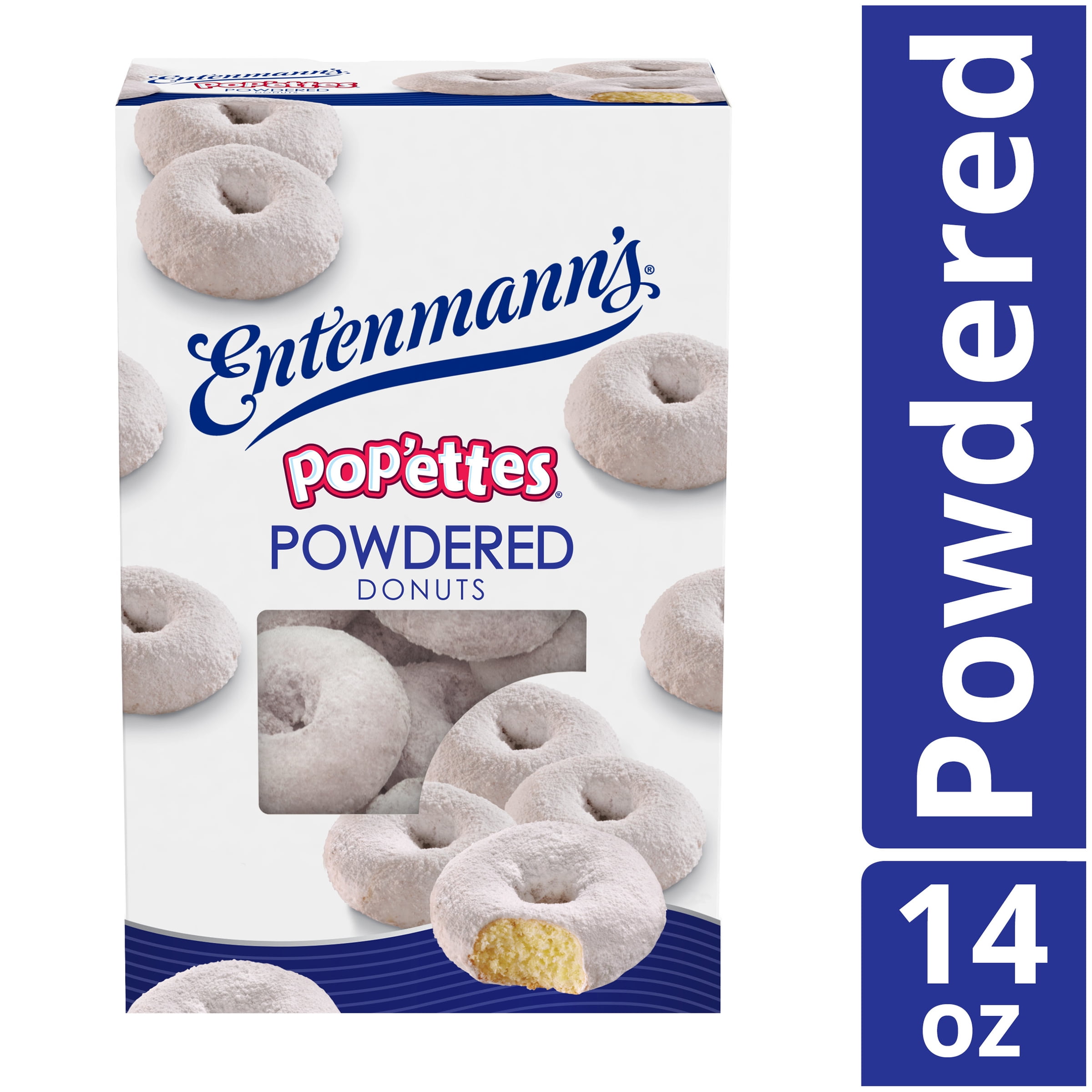 Entenmann's Powdered Donuts Pop'ettes, 14 oz