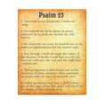 thumbnail image 1 of Scripture Walls Psalm 23 Chapter Gold Bible Canvas Christian Wall Art Ready to Hang Unframed, 1 of 7