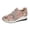 Pink, variant on Fashion Sneakers for Women Floral Embroidery Breathable Sheer Mesh Lace on Platform Wedge Dressy Casual Walking Shoes Pink 41