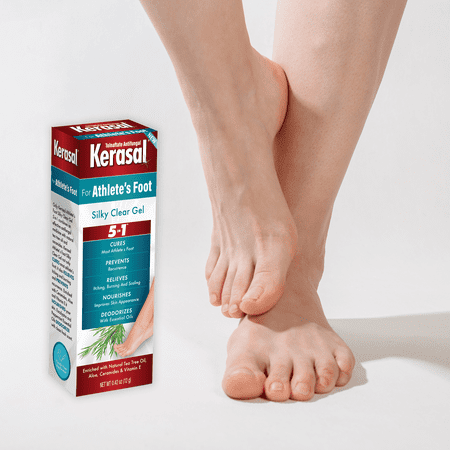 Kerasal Athlete's Foot Silky Clear Gel, Anti Fungal Gel, 0.42 oz