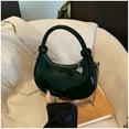 thumbnail image 4 of Glossy Crossbody Purse With Detachable Chain Strap Women Fashion Shoulder Bag, 4 of 21