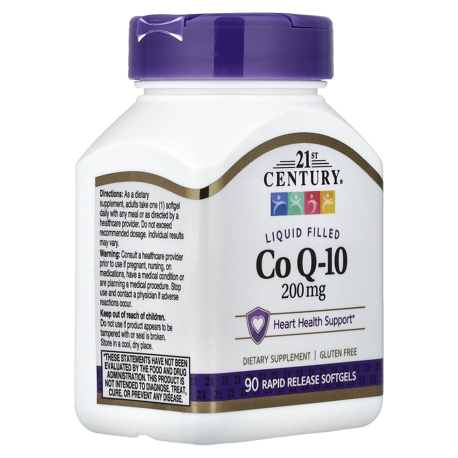 21st Century Co Q-10 200 mg Softgels Extra Strength 90 Soft Gels